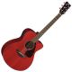 YAMAHA FSX800C Ruby Red Acoustic Electric Guitar