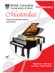 BC CONSERVATORY MASTERCLASS Piano Repertoire Preliminary 2022 Edition