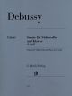 HENLE DEBUSSY Sonata For Violoncello & Piano In D Minor Urtext