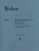 HENLE WEBER Clarinet Concerto No 2 In E Flat Major Opus 74 For Clarinet & Piano