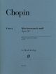 HENLE CHOPIN Piano Sonata B Minor Op.58