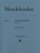 HENLE MENDELSSOHN Six Children's Pieces Opus 72 For Piano