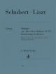 HENLE LISZT Wohin From Die Schone Mullerin D795 Arrangement For Piano