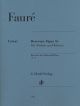HENLE GABRIEL Faure Berceuse Opus 16 For Violin & Piano
