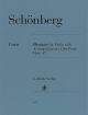 HENLE PHANTASY For Violin With Accompaniment Of The Piano Op.47
