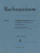 HENLE RACHMANINOFF Paganini Rapsodie Op.43 For Piano & Orchestra Piano Reduction