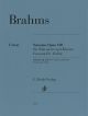 HENLE BRAHMS Clarinet Sonatas Op.120 For Violin & Piano
