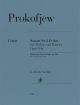 HENLE PROKOFIEV Violin Sonata No.2 In D Major Op.94a