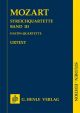 HENLE MOZART String Quartets Volume 3 Edited By Wolf-dieter Seiffert Study Score