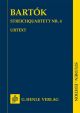 HENLE BARTOK String Quartet No.4 Urtext Edition Study Score