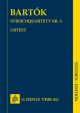 HENLE BARTOK String Quartet No.5 Study Score