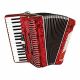 HOHNER 1305-RED 72 Bass Piano Accordion
