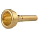 DENIS WICK #6BS Gold-plated Medium Bore Trombone Mouthpiece