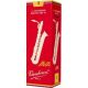 VANDOREN JAVA Filed Red Cut Baritone Saxophone Reed #4 - Individual, Single Reeds