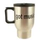 AIM GIFTS STAINLESS Steel Travel Mug Got Music