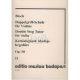 EDITIO MUSICA BUDAPE JOSZEF Bloch Double Stop Studies Opus 50 Volume 2