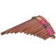 CUSCO ANDEAN Pan Pipes 1 1/16 Octave 13 Cane In Graduated Lengths