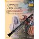 SCHOTT BAROQUE Play Along Clarinet Includes Performance/play Along Cd