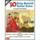 CHERRY LANE MUSIC 30 Easy Spanish Guitar Solos Arranged By Mark Phillips Guitar With Tab Bk/cd