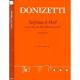 EDITION PETERS DONIZETTI Gaetano Sinfonia In D Minor For Recorder Ensemble Saatb