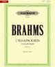 G SCHIRMER BRAHMS Rhapsody In B Minor Op. 79 No. 1 For Piano