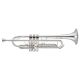 JUPITER JTR1100SQ Step-up Bb Trumpet Reversed Lead-pipe Monel Piston Silver-plated