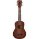 KALA KA-15S Satin Mahogany Soprano Ukulele With No Binding