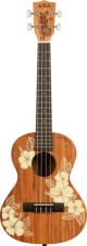 KALA KA-HIBISCUS-T-BAG Hawaiian Hibiscus Tenor Mahogany Ukulele With Bag