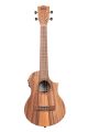 KALA KA-TK-T-CE Teak Series Tri-top Tenor Cutaway Ukulele With Eq