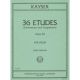 INTERNATIONAL MUSIC KAYSER 36 Etudes (elementary & Progressive) Op 20 For Violin Edited Gingold
