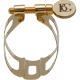 BG FRANCE L60 Traditional Baritone Saxophone Ligature Gold Lacquer