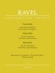 BARENREITER RAVEL Concerto For The Left Hand For Piano & Orchestra Urtext