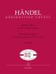 BARENREITER HANDEL Sonata In C Major For Flute & Basso Continuo