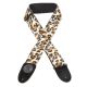 LEVYS LEATHERS MSSF8-LYX Faux Animal Print Guitar Strap