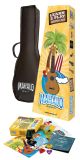 MAHALO MK1-TBR-K Kahiko Series Learn-2-play Ukulele Pack Transparent Brown