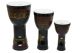 GROOVE MASTERS PERC AIRDRUM Composite Nesting Drums Set Of 3, Baliku Chocolate