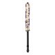 SHERRINS THREADS ST1RN-1603 Purple Plumeria Classical Neck Strap For Any Fretted Instrument