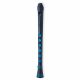 NUVO RECORDER+ Baroque Fingering Black/blue With Hard Case