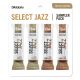D'ADDARIO SELECT Jazz Reed Sampler Pack Baritone Sax 2m/2h