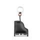 THE MUSIC GIFTS CO. PIANO Leather Keychain - Made In Italy