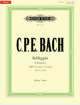 EDITION PETERS CARL Philipp Emanuel Bach Solfeggio For Piano Solo