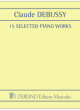 DURAND CLAUDE Debussy 15 Selected Piano Works