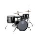 LUDWIG POCKET Kit Complete Beginner Drum Kit, Black Sparkle