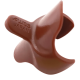 AULOS TS-2B Soprano Recorder Thumb Rest (pack Of 10), Brown