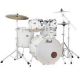 PEARL EXPORT 5-piece Drum Kit With Hardware/cymbals/throne/sticks, Pure White