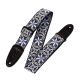 LEVYS LEATHERS HOOTENANY Guitar Strap Blue White Floral