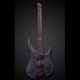 LEGATOR GUITARS GS6FSS Ghost Black Flame Headless Multi-scale 6-string Electric Guitar