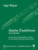 ZIMMERMANN SECHS (six) Duettinos For Two Flutes (treble Recorder & Flute) By Inge Bayer
