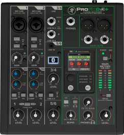 PROFX6v3 オーディオインターフェース PROFX6V3+ | 6-CHANNEL ANALOG MIXER W/ FX, USB RECORDING MODES