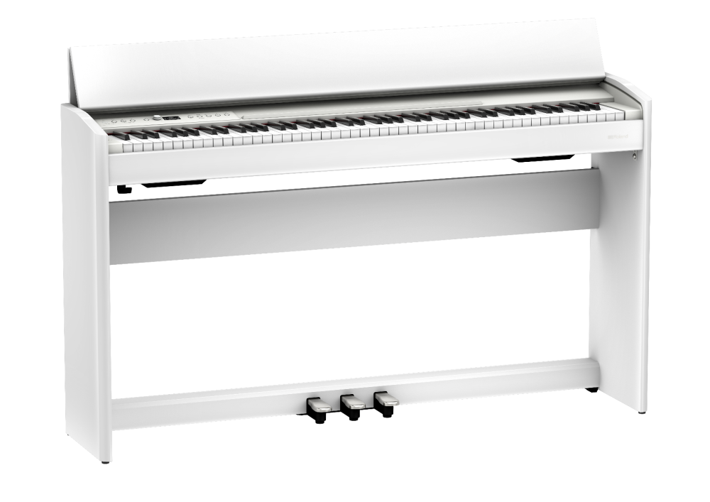 F701-WH DIGITAL PIANO WITH STAND & BENCH, WHITE | Tom Lee Music